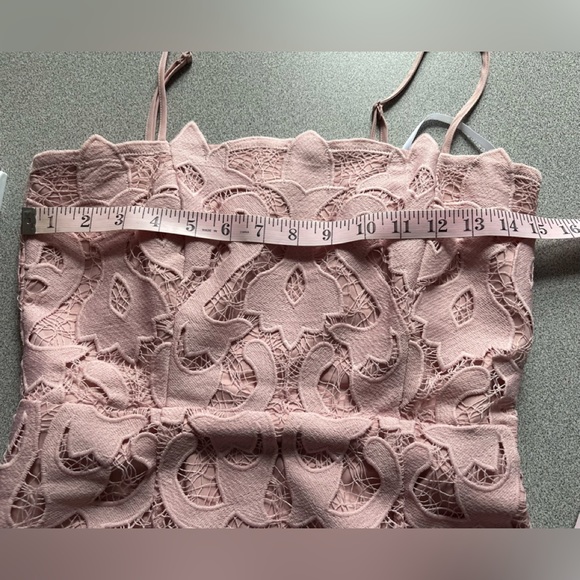 Bardot Pink Rose Lina Lace Dress Size 6 - Picture 9 of 13